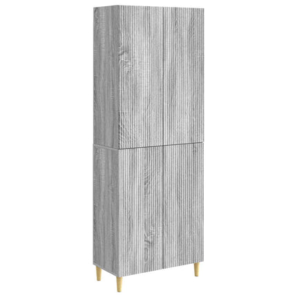 Skab Sæt 2 pcs 66 x 34,5 x 90 cm Konstrueret træ