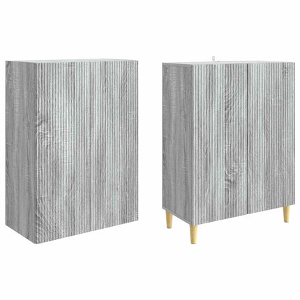 Skab Sæt 2 pcs 66 x 34,5 x 90 cm Konstrueret træ