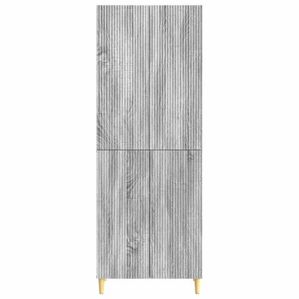 Skab Sæt 2 pcs 66 x 34,5 x 90 cm Konstrueret træ