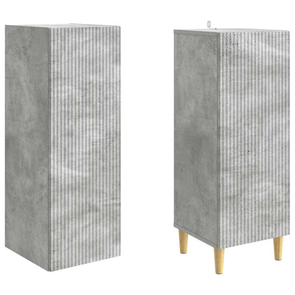 Skab Sæt 2 pcs 33 x 34,5 x 90 cm Konstrueret træ
