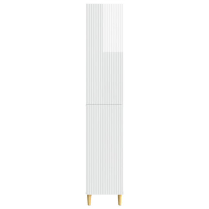 Skab Sæt 2 pcs 33 x 34,5 x 90 cm Konstrueret træ