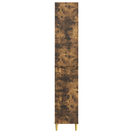 Skab Sæt 2 pcs 33 x 34,5 x 90 cm Konstrueret træ