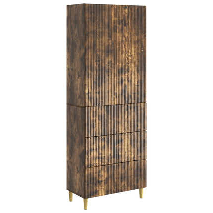 Skab Sæt 2 pcs 66 x 34,5 x 90 cm Konstrueret træ