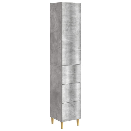 Skab Sæt 2 pcs 33 x 34,5 x 90 cm Konstrueret træ
