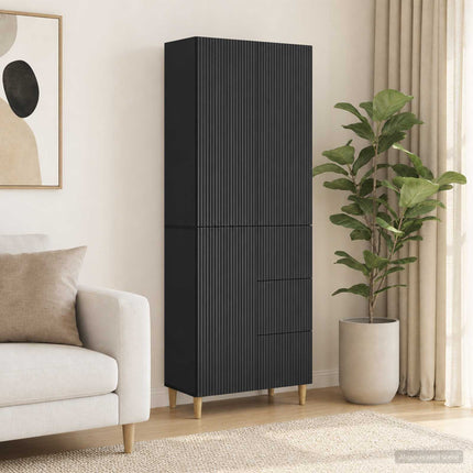 Skab Sæt 2 pcs 66 x 34,5 x 90 cm Konstrueret træ