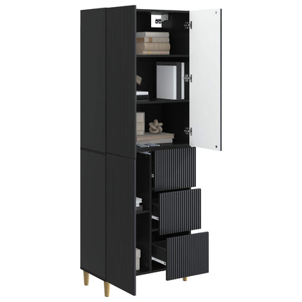Skab Sæt 2 pcs 66 x 34,5 x 90 cm Konstrueret træ