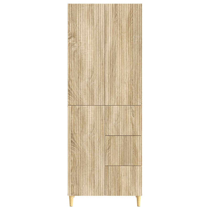 Skab Sæt 2 pcs 66 x 34,5 x 90 cm Konstrueret træ