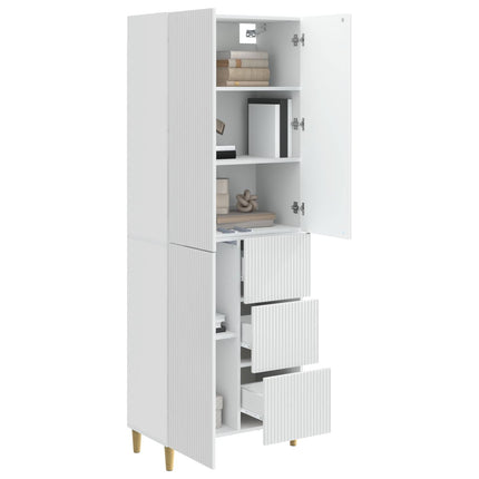 Skab Sæt 2 pcs 66 x 34,5 x 90 cm Konstrueret træ