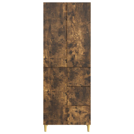 Skab Sæt 2 pcs 66 x 34,5 x 90 cm Konstrueret træ