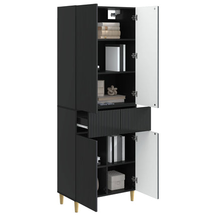 Skab Sæt 2 pcs 66 x 34,5 x 90 cm Konstrueret træ