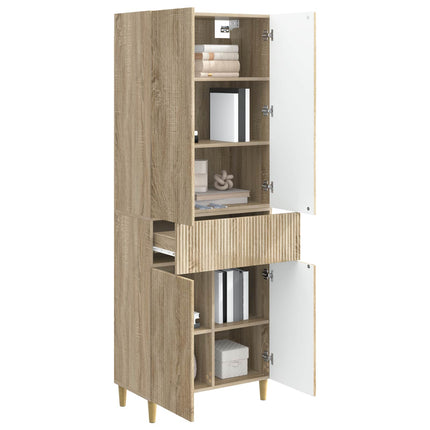 Skab Sæt 2 pcs 66 x 34,5 x 90 cm Konstrueret træ