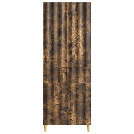 Skab Sæt 2 pcs 66 x 34,5 x 90 cm Konstrueret træ