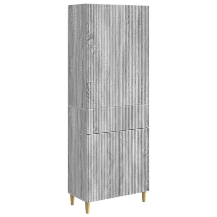 Skab Sæt 2 pcs 66 x 34,5 x 90 cm Konstrueret træ