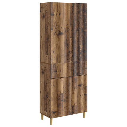 Skab Sæt 2 pcs 66 x 34,5 x 90 cm Konstrueret træ