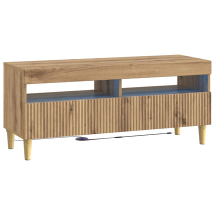 5-delt LED TV-skab Artisan-eg Konstrueret træ