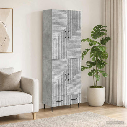 Skab Sæt 2 pcs 66 x 34,5 x 95 cm Konstrueret træ