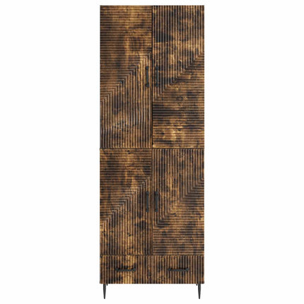 Skab Sæt 2 pcs 66 x 34,5 x 95 cm Konstrueret træ