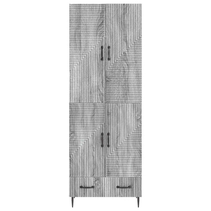 Skab Sæt 2 pcs 66 x 34,5 x 95 cm Konstrueret træ