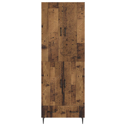 Skab Sæt 2 pcs 66 x 34,5 x 95 cm Konstrueret træ