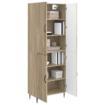 Skab Sæt 2 pcs 66 x 34,5 x 89,5 cm Konstrueret træ