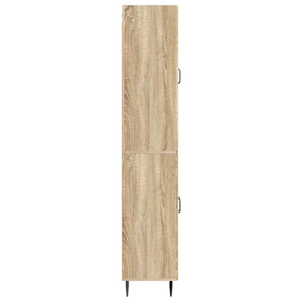 Skab Sæt 2 pcs 66 x 34,5 x 89,5 cm Konstrueret træ