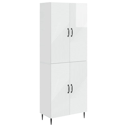 Skab Sæt 2 pcs 66 x 34,5 x 89,5 cm Konstrueret træ