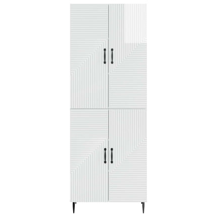Skab Sæt 2 pcs 66 x 34,5 x 89,5 cm Konstrueret træ