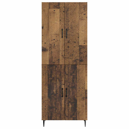 Skab Sæt 2 pcs 66 x 34,5 x 89,5 cm Konstrueret træ