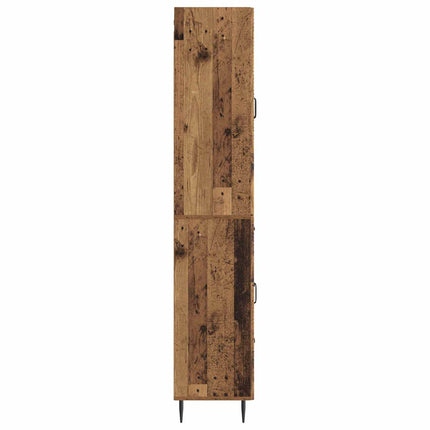 Skab Sæt 2 pcs Gammelt træ 66 x 34,5 x 89,5 cm Konstrueret træ