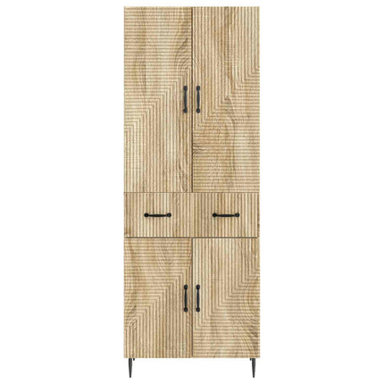 Skab Sæt 2 pcs Sonoma-eg 66 x 34,5 x 89,5 cm Konstrueret træ