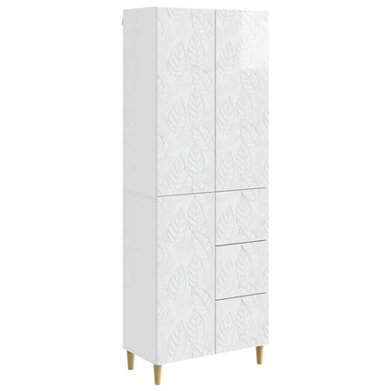 2 pcs Hvid højglans