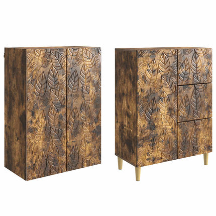 2 pcs Røget eg