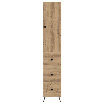 Skab Sæt 2 stk. 34,5 x 34,5 x 90 cm Konstrueret træ Artisan-eg
