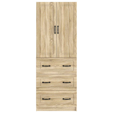 Skab Sæt 2 pcs Sonoma-eg 66 x 34,5 x 87 cm Konstrueret træ