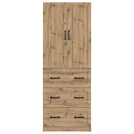 Skab Sæt 2 stk. 66 x 34,5 x 87 cm Konstrueret træ Artisan-eg