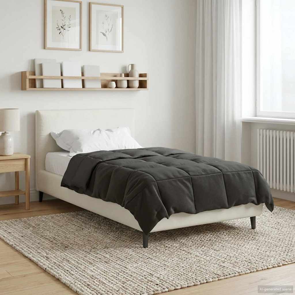 Sommer dyne Quilting Antracit 140 x 200 cm Mikrofiber