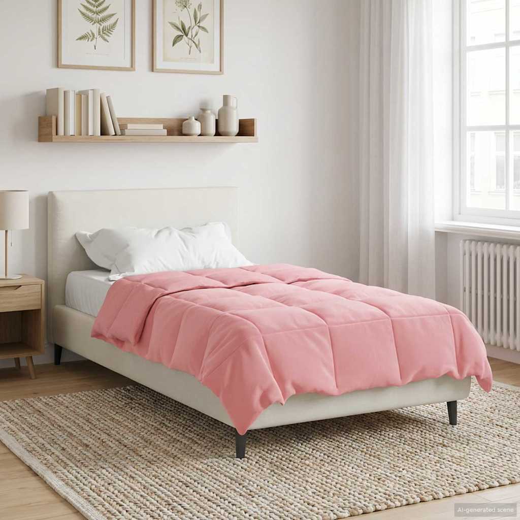 Sommer dyne Quilting Lyserød 135 x 200 cm Mikrofiber