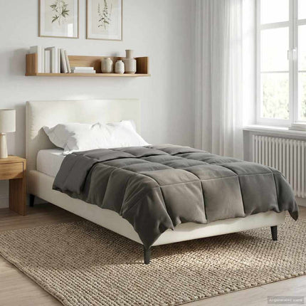 Helårs dyne Quilting Lysegrå 135 x 200 cm Mikrofiber