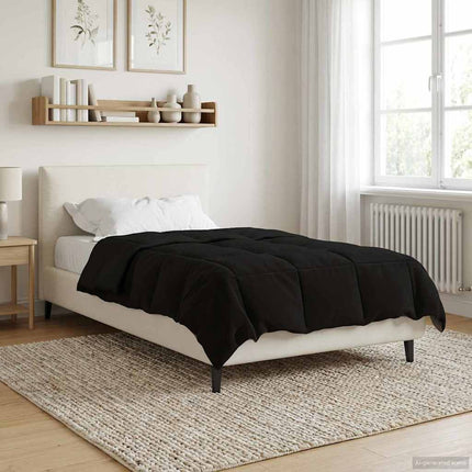 Helårs dyne Quilting Sort 140 x 200 cm Mikrofiber