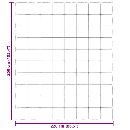 Helårs dyne Quilting Grøn 220 x 260 cm Mikrofiber