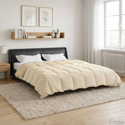 Helårs dyne Quilting Creme 200 x 200 cm Mikrofiber