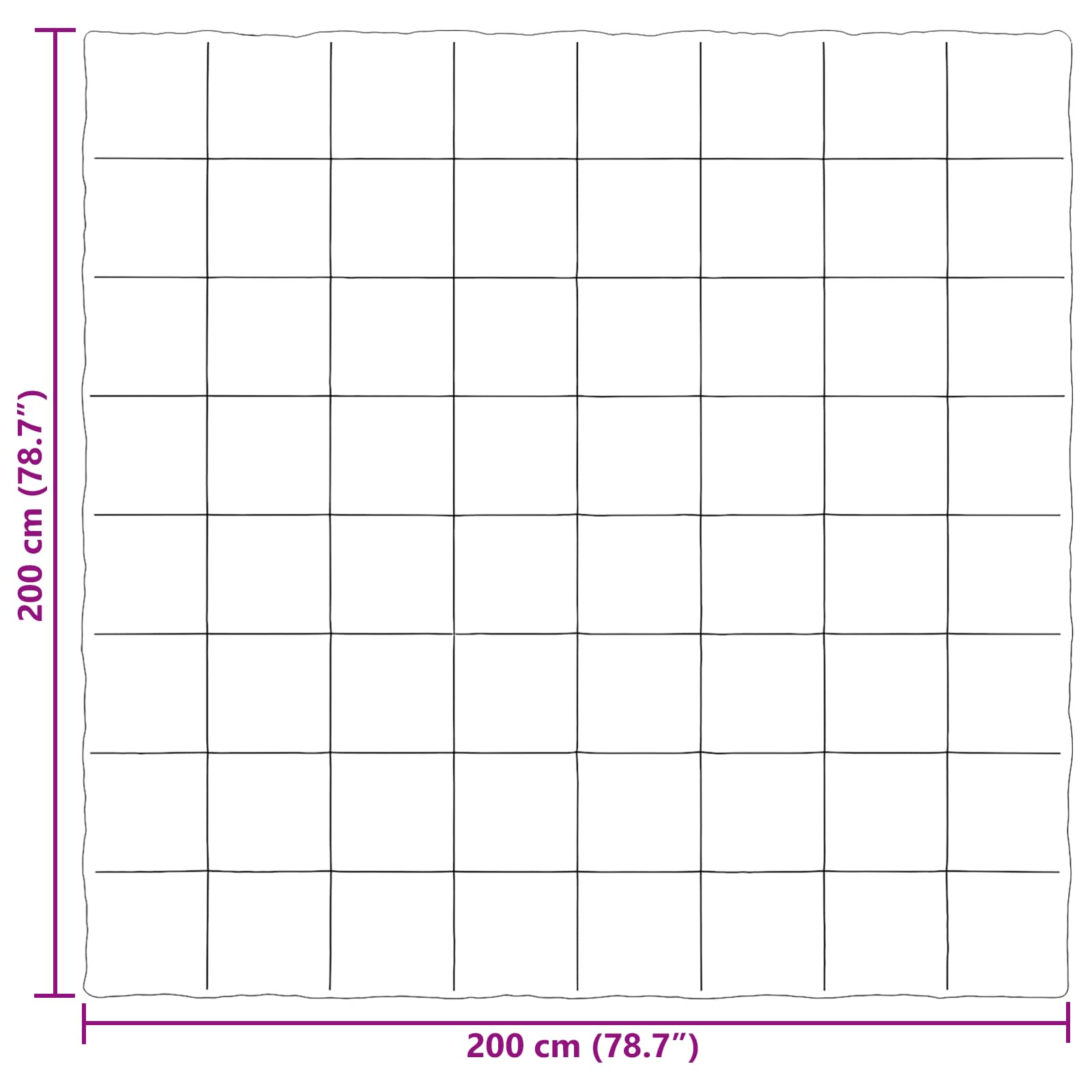 Helårs dyne Quilting Creme 200 x 200 cm Mikrofiber