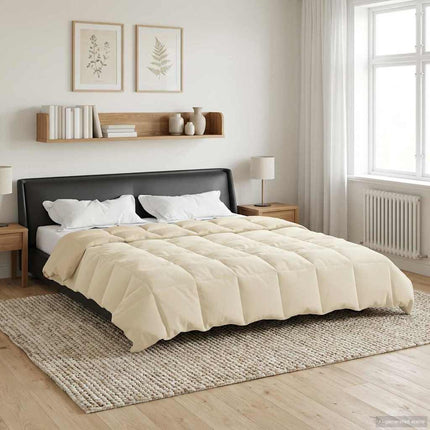 Helårs dyne Quilting Creme 220 x 260 cm Mikrofiber