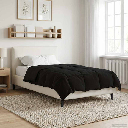 Vinter dyne Quilting Sort 140 x 220 cm Mikrofiber