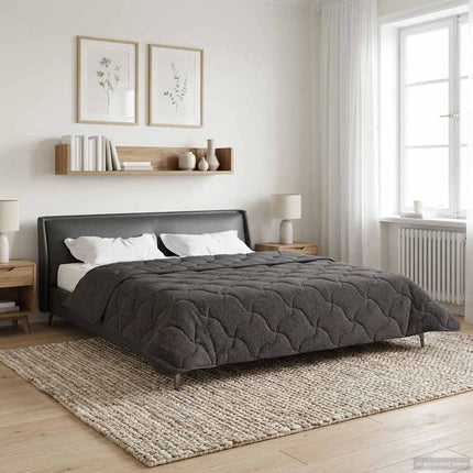Sommer dyne 200 x 240 cm Sommer Antracit Åndbar