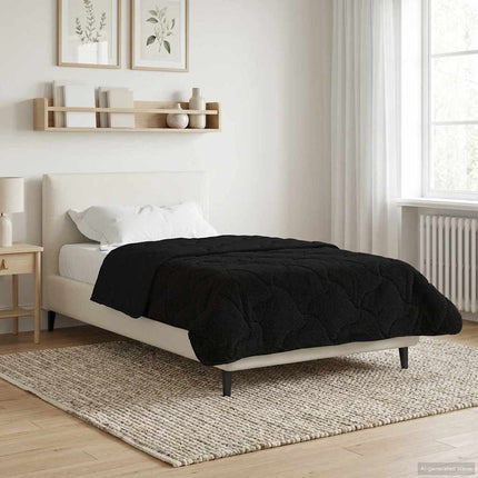 Sommer dyne 155 x 200 cm Sommer Sort Åndbar