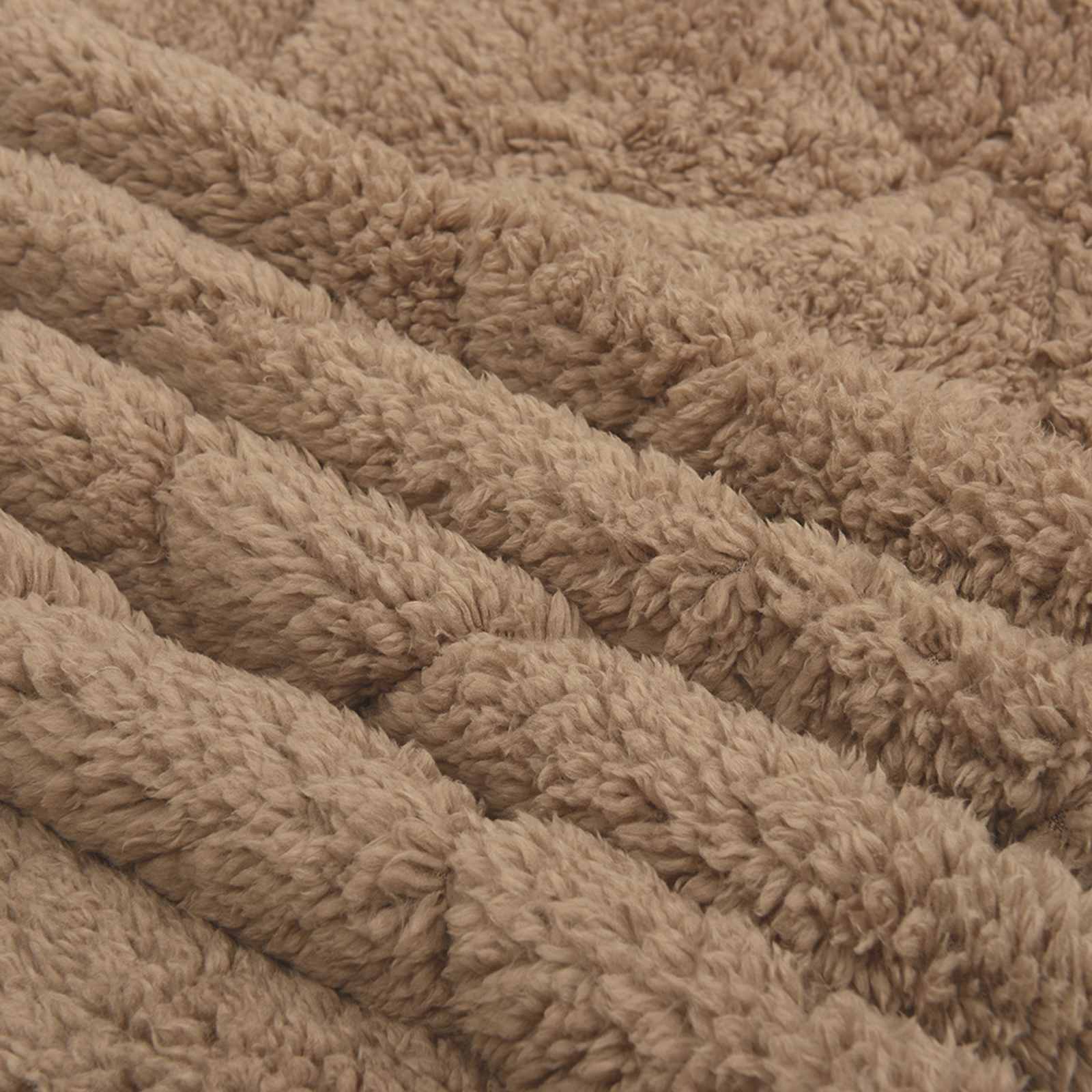 Sommer dyne Gråbrun 140 x 220 cm Mikrofiber og Teddy fleece