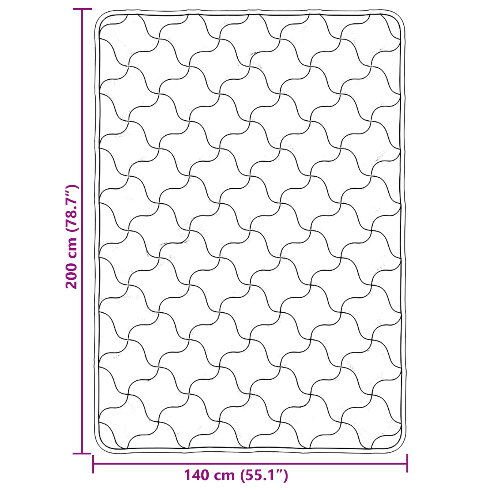 Sommer dyne Gråbrun 140 x 220 cm Mikrofiber og Teddy fleece