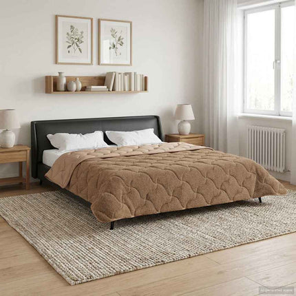Sommer dyne 220 x 240 cm Sommer Gråbrun Åndbar