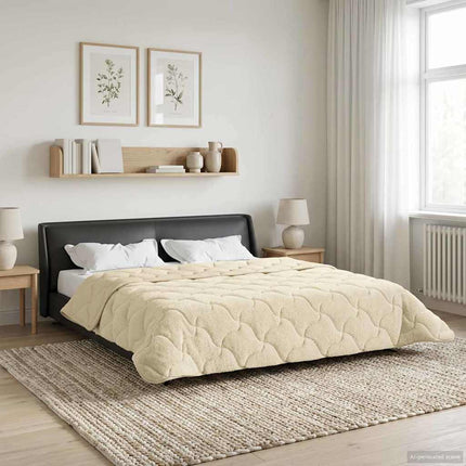 Sommer dyne 200 x 200 cm Sommer Cremefarvet Åndbar
